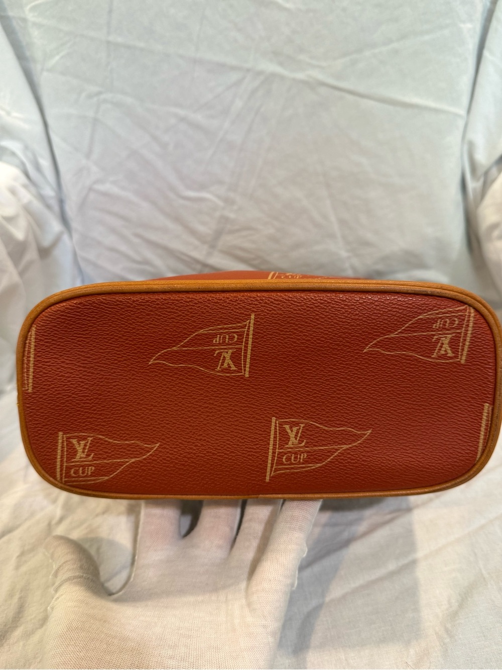 Vintage Louis Vuitton Cup Le Touquet Shoulder Bag In Red - Limited America’s Cup - Picture 7 of 16